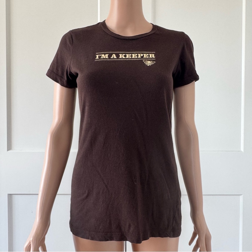 Bella Favorite Tee Brown I’m A Keeper Jack Daniel’s Bee T-Shirt Tee Top Medium M